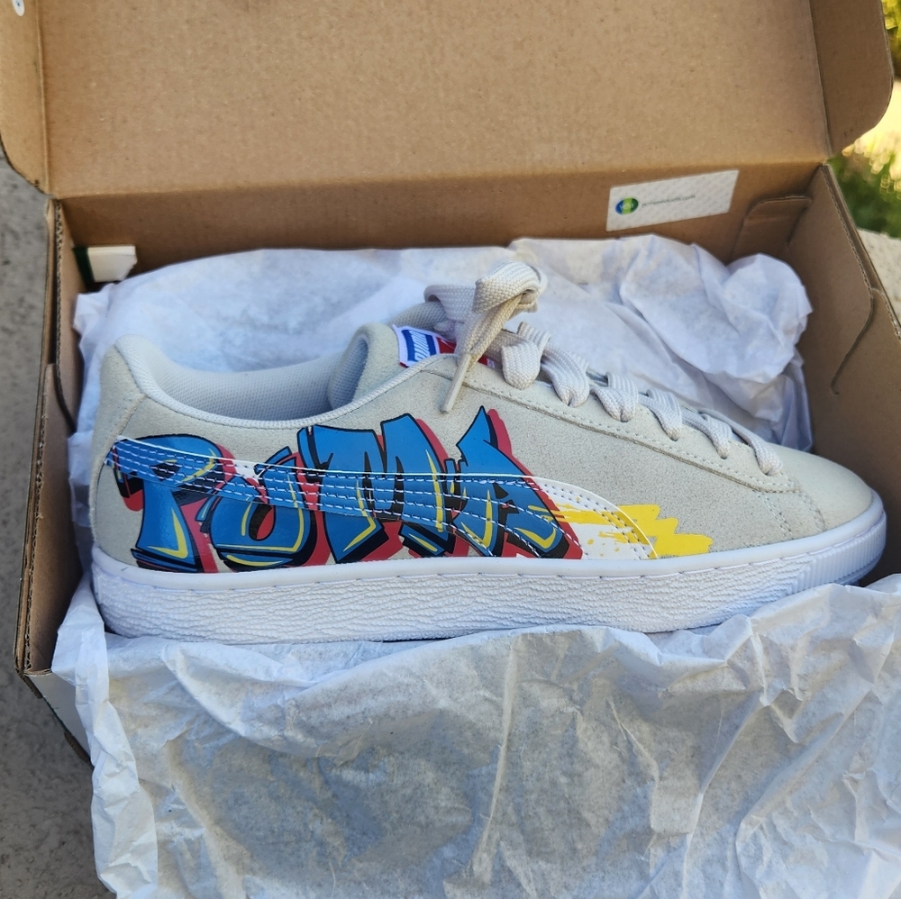Puma Sneakers with Graffti Design